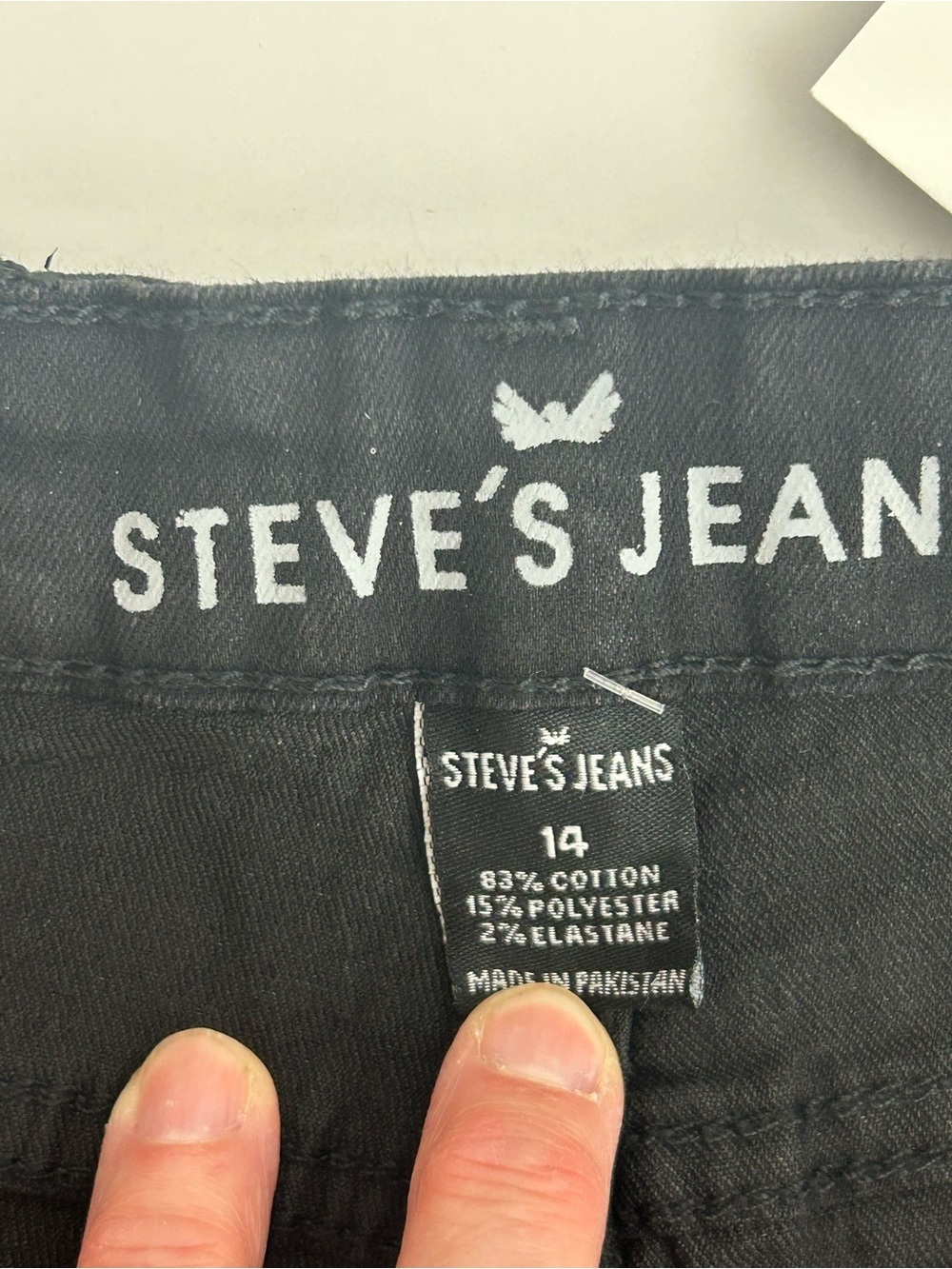 Steve’s Jeans Black Skinny Jeans for Women - Stretch Slim Fit Size 14 - Picture 2 of 13
